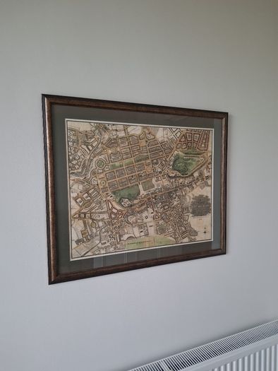 Map Edinburgh Scotland new town 1831