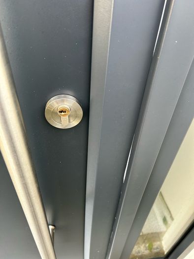 front door frame &  glass panel