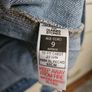 Girls blue washed denim jacket Image 3