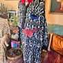 Vintage 80s/90s Jennifer Moore Abstract Geometric Knit Dress - Size 20 Image 2