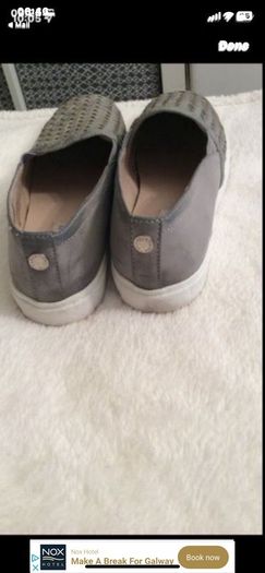 shoes Steve Madden size 40 grey weave