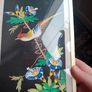 Mid century pair of oriental painted silk paintings Image 4