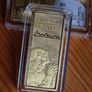 Albert Einstein set of 24 Gold plated Ingot Bars. Image 2