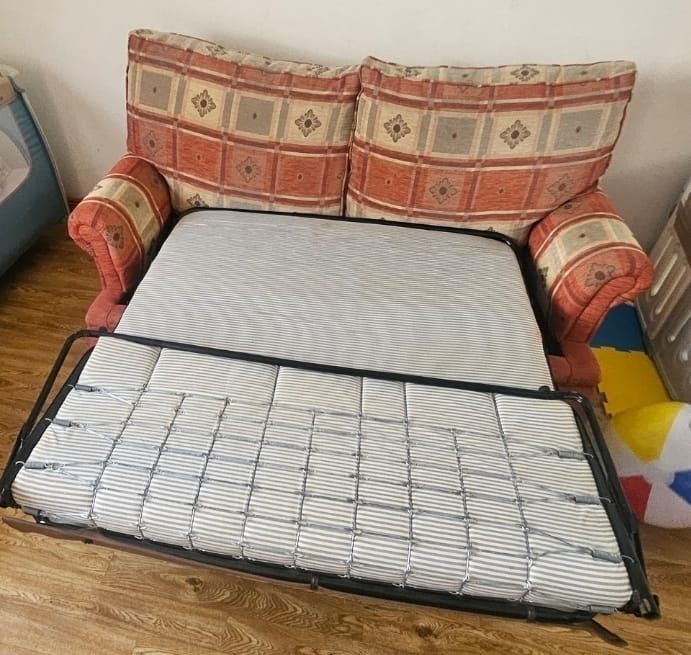 Free 2 Seater fold out Sofa  Bed with inbuilt mattress.