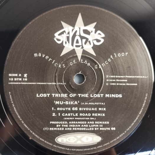 Z100 - Testa Don't Stop - STRESS Records - UK Pressing - Early 90s House Classic!