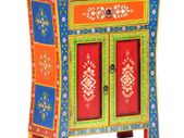 Hand Painted Sideboard 60x30x75 cm Solid Mango Wood