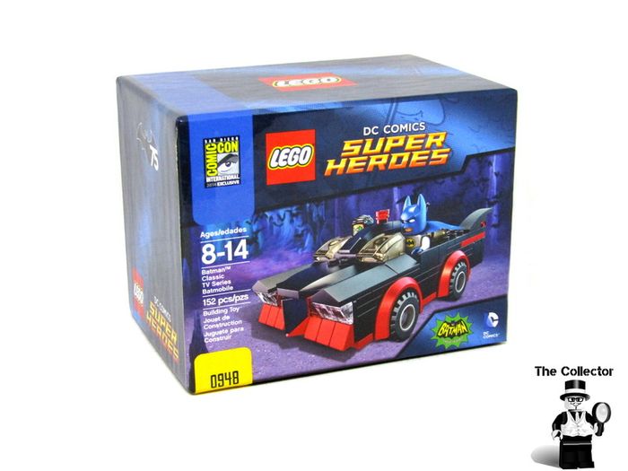 Lego Sdcc Comic Con 2014 Batman Classic Tv Series Batmobile New Sealed Box Very Rare Limited Edition Number 948 Of 1000