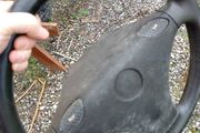 Saab 900 steering wheel