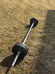 Weight Barbell Set 4 x 5kg Plates + Bar