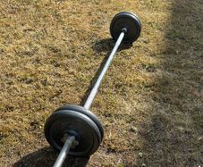 Weight Barbell Set 4 x 5kg Plates + Bar