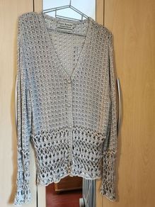 Claire Kennedy Connemara Collection hand kintted cardigan UK 12