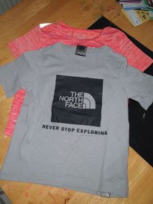 2-3 years North Face/Nike t-shirts