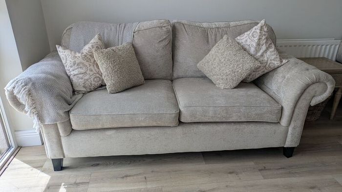 sofa and arm chair