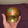 Vintage Brass and Enamel bowl Image 6