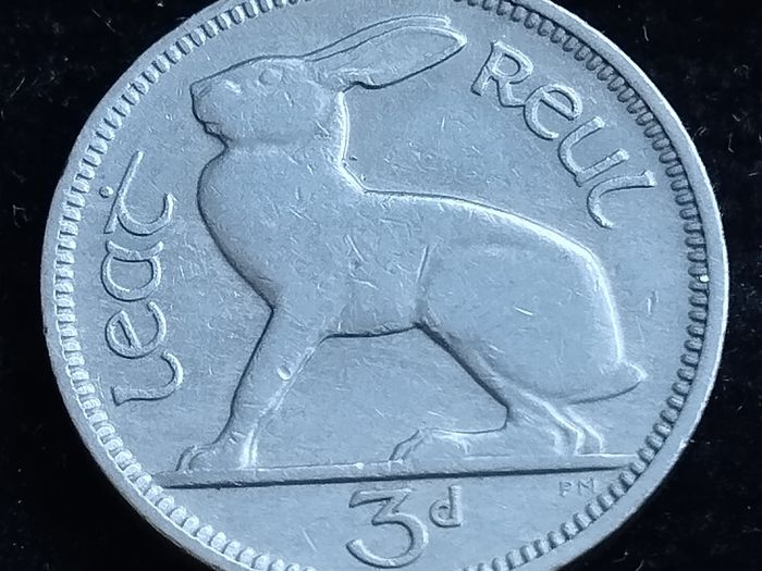 Ireland - 1948 - 3 Pence - Hare - KM.12a - [2722]
