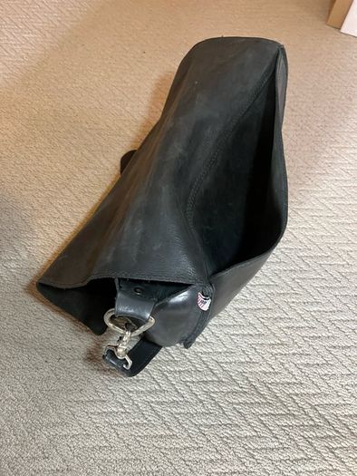 leather bag hand made in the US shoulder bag