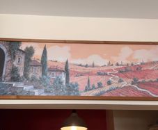 Landscape Painting PRINTED on backdrop