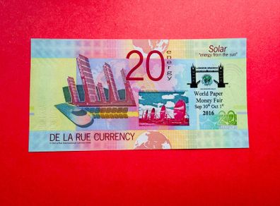 Test  Banknote  2016  World Paper  Money  Fair  ( Uncirculated )