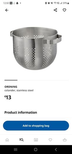ikea colander