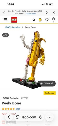 Lego Fortnite Peely Bone