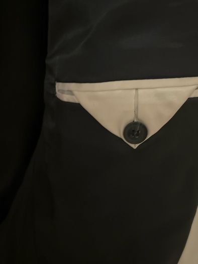 Men's navy coat from Topman 48