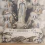 FRAMED HOLLY PRINT OF Rosary Meditations - Pre Vatican 2 - Catholic - Traditional - Holy Rosary Prayer Image 3