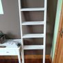 Rustic White Bedroom Shelf - Wooden Bathroom Shelves Image 6