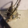 Antique Engraved Victorian Brass Hot Water Tea Kettle RARE EUC Image 5