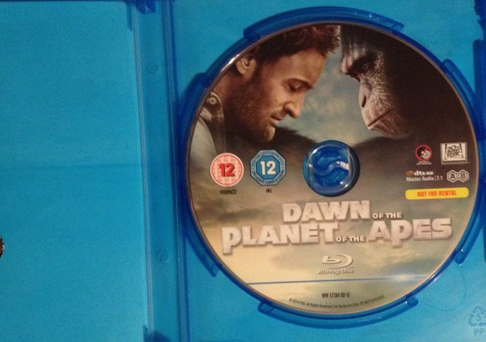 Dawn Of The Planet Of The Apes [2014] Andy Serkis, Jason Clarke, Gary Oldman, Keri Russell, Toby Kebbell & Kodi Smit-McPhee [Blu-ray Movie]