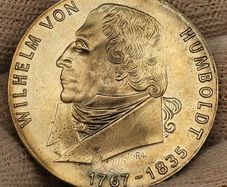 Germany 1968 20 Mark Humboldt Superb Beautiful Uncirculated Lustrous Toned