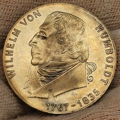 Germany 1968 20 Mark Humboldt Superb Beautiful Uncirculated Lustrous Toned