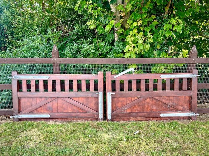 Hardwood gates for sale.