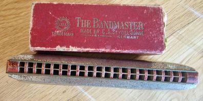 Pre-WWII Vintage C.A. Seydel Sohne Bandmaster Harmonica with Original Box