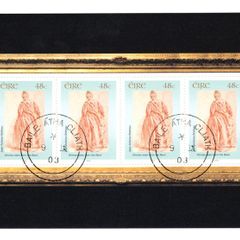 2003 Ireland 140th Anniversary of National Gallery of Ireland 2nd Issue Booklet Pane (HB141) "Woman Seen from the Back" by Jean-Antoine Watteau, Fine Used
