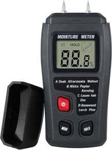 Water Damp Meter Digital LCD Moisture Detector Wood Brick Wall Humidity Tester