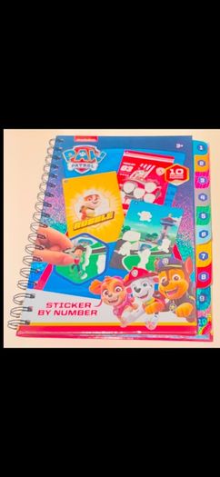 Paw Patrol Stickers By Number Brand New Job Lot Bundle