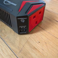 BESTEK 300W Pure Sine Wave Power Inverter 12V to 240V 230V with 4.8A Dual Smart USB Ports Car Adapter Charge
