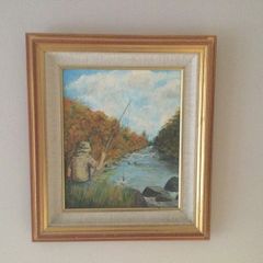 Art - Oil on Board ( Marie Wright) ( Reduced )