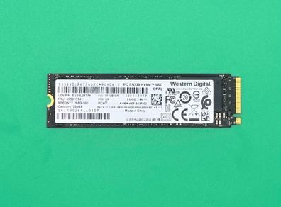 256gb Wd Nvme M.2 Sdd Pcie Gen3 94%