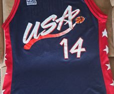 Vintage 90s Champion Glenn Robinson Olympic Dream Team USA Basketball Jersey Large size 44