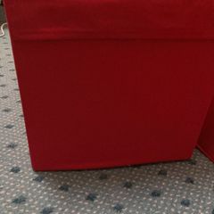 red kallax box