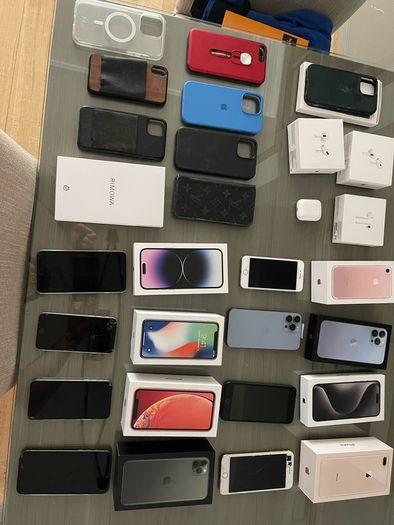 Collection of IPhones
