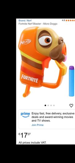 Mini Fortnite Nerf Job Lot Bundle