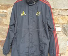 Munster rugby jacket Adidas size large NO hood