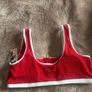 BNWT River Island Studios Poolside Red Bright Sports padded bra size UK18 cup C Postage included Image 4