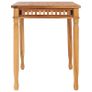Garden Dining Table 120x65x80 cm Solid Teak Wood Image 4