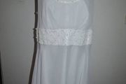 Womens Sleeveless Dress - Coleen X Coleen Rooney - White - Beaded - Size UK16 EU44 Postage included