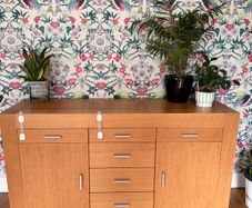 Large Oak-Effect Sideboard / Storage Cabinet
