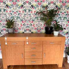 Large Oak-Effect Sideboard / Storage Cabinet