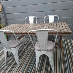 Outdoor dining table
